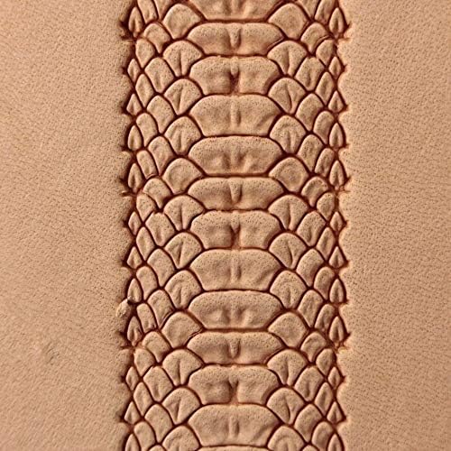 DandS ltd Snake Leather Stamp Tool, Professional Steel Craft Tool for Leatherworking, Embossing, Carving & Stamping Leather Projects, Belts Wallets & DIY Projects Compatible with Mallet #395
