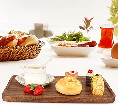 Acacia Wood Trays Large Cheese Charcuterie Boards Wooden Serving Platters - Image 2