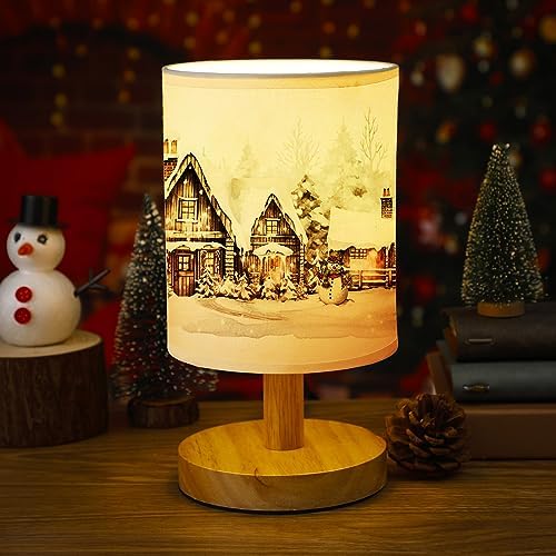 VIHOSE Christmas Table Lamp Indoor Vintage Lamp Shades by VIHOSE