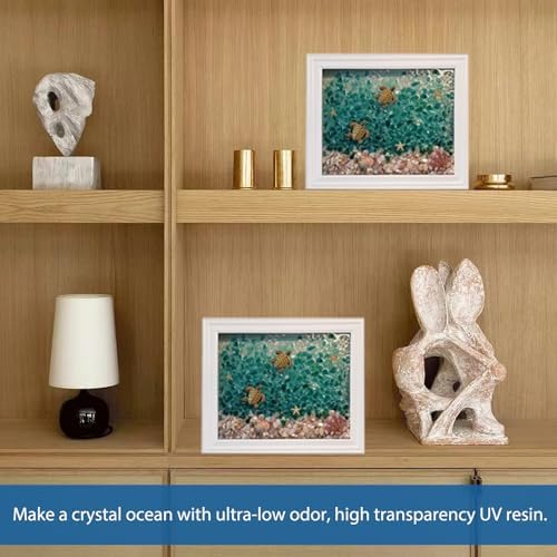 CIYOJA DIY Mosaic Kit for Adults – Complete Glass Mosaic Craft Kit with Sea Glass, Resin, Frame – Easy Resin & Stained Art Starter Set for Beginners & Adult Creative Projects (Turtle Design) - Image 3