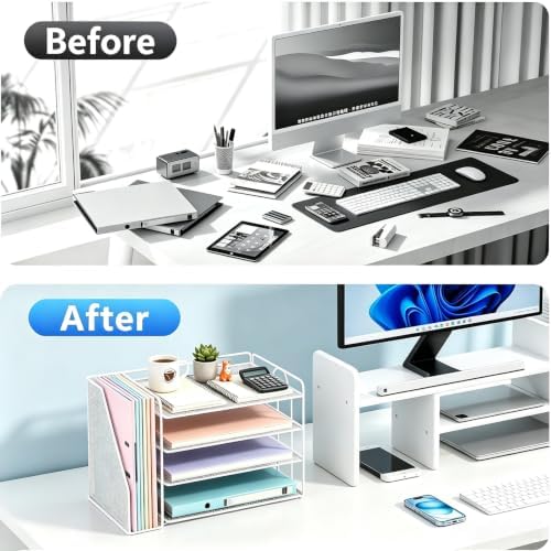 gianotter 4-Tier Paper Organizer With Magazine Holder - Image 3