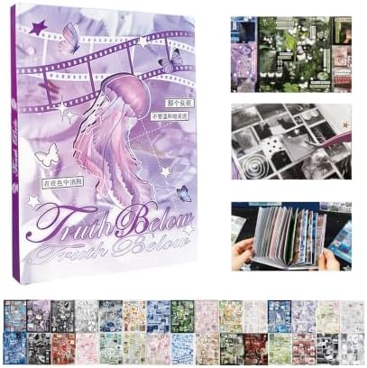 Japanese Sticker Book for Scrapbooking Supplies, Journal Stickers for Girls by Gaxvtvk