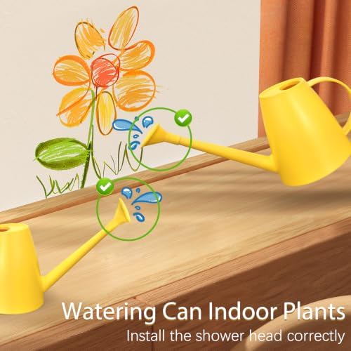 60 oz Watering Can, Watering Can Indoor Plants, Long Spout Small Water Can - Image 6