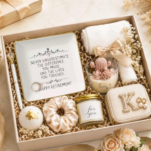Retirement Gifts for Women-Jewelry Holder Ring Dish Trinket Tray-Retirement Appreciation Gift for Mom Boss Co-worker,Teacher,Nurse,Friends,Wife,Sister-Never Underestimate the Difference You Made - Image 3