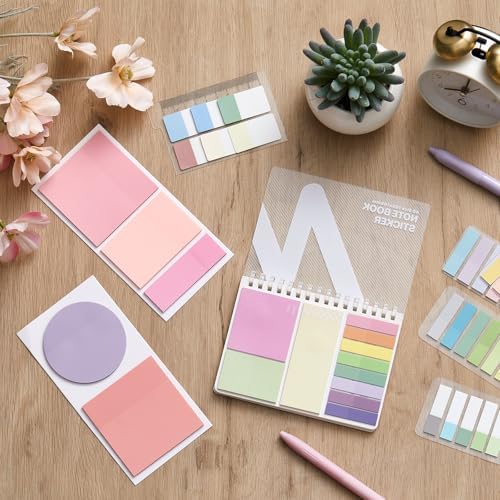 Jutom 41 Pcs Aesthetic Book Annotation Kit with Pencil Bag Bible Journaling Kit Notebook Sticky Note Tab Highlighter Black Ink Pen Page Marker School Office Supplies Bible Lover Gift (Black) - Image 6