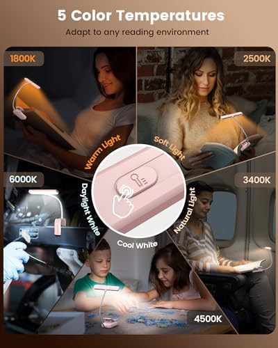Glocusent 26 LED Reading Lights for Books in Bed, Ideal Gifts for Reader - Image 4