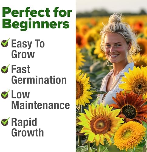 HOME GROWN Sunflower Mix Seeds, 9 Variety, 1,500+ Seeds - Image 5