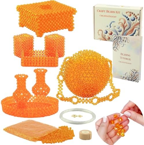 DIY Bead Kit for Adults: Craft Supplies for Weaving Beaded Cute Things by Unknown