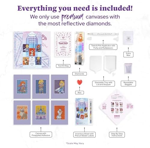 DIAMOND ART CLUB Mini Dazzles - Frozen Diamond Art Kits for Adults - Image 3