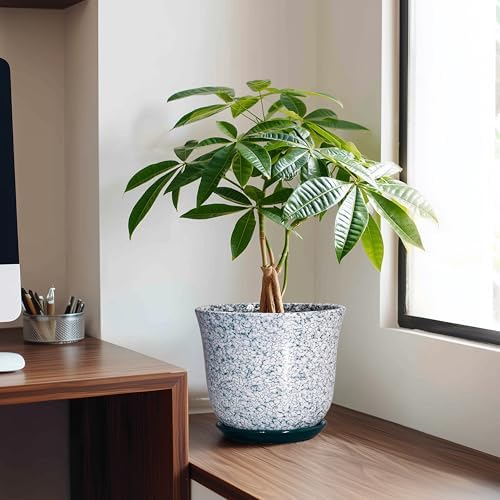 Ceramic Pots for Plants, 8 Inch Plant Pot for Indoor, Green - Image 3