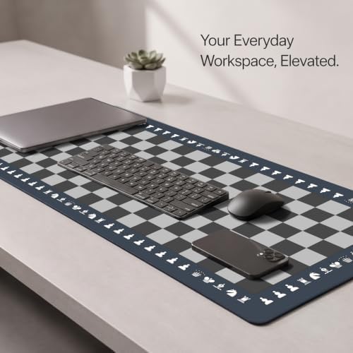 Chess Mouse Pad, 35.4x15.7in Waterproof Extended Desk Mat - Image 2