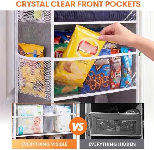 Ofiray-home Over Door Organizer with 6 Large Pockets - Image 2