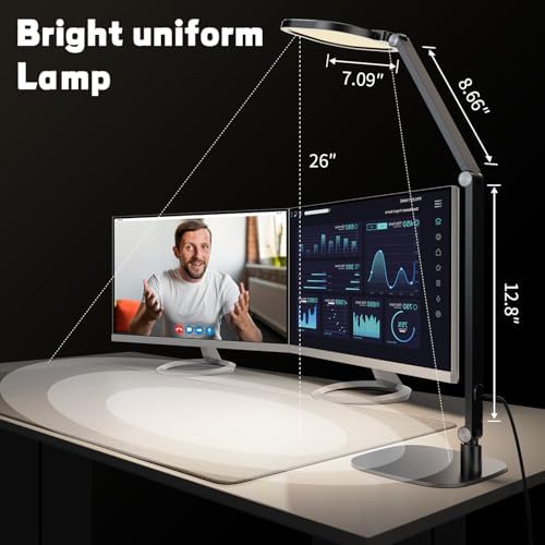 LitONES LED Desk Lamp for Home Office, Soft Edge-lit Design - Modern Style - Image 6