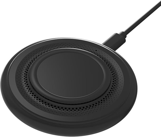 Wireless Charger for iPhone 17 16 15 14 13 12 Air Pro Plus Max/11/X/8 Series, 15W Max Wireless Fast Charging Pad for Samsung Galaxy S24/S23/S22/S21/S20/Note 10/Note 9/Note 8/LG/Google Pixel(Black)