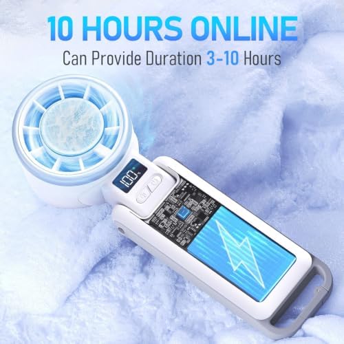 PlayHot Portable Handheld Cooling Fan, Travel Essentials, Gifts for Women - Image 5