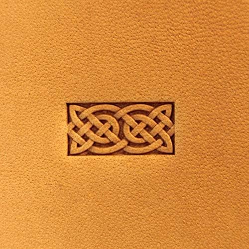 DandS ltd Leather Stamp Tool, Celtic, Professional Steel Craft Tool for Leatherworking, Embossing, Carving & Stamping Leather Projects, Belts Wallets & DIY Projects Compatible with Mallet #242B