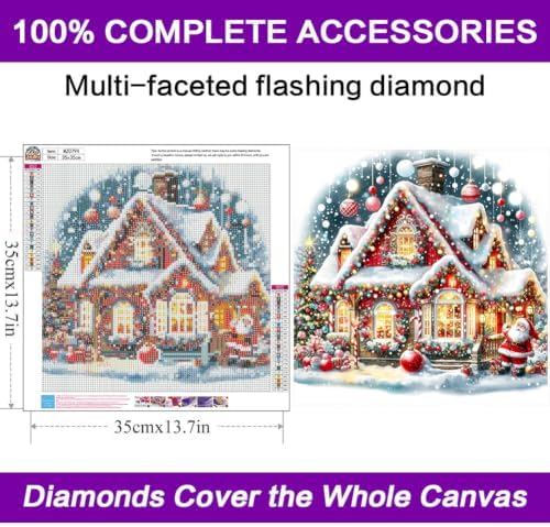 Christmas Diamond Art Kits for Adults, Diamond Art Painting Kits for Adults - Image 4