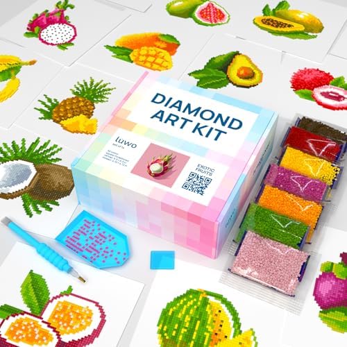 LuwoArte Painting Kit – Japanese Theme (Exotic Fruits) by LuwoArte