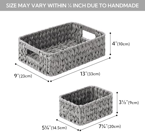 GRANNY SAYS Small Wicker Baskets for Organizing, Wicker Storage Baskets - Image 4