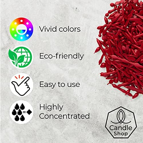 Red Candle Dye 2 oz for Soy Candle Making – Wax Color Chips - Image 2