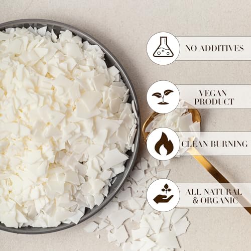 SHOWIN Candle Making Kit, DIY Candle Making Supplies for Adults, Starter Soy Wax Candle Kit with Candle Jars & Tins, Scented Home Decoration - Image 4