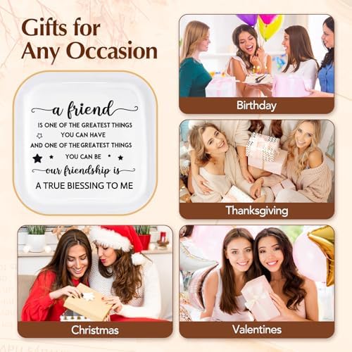 Friendship Gifts for Women Best Friend Ring Dish Birthday Moving Away Gifts - Image 7