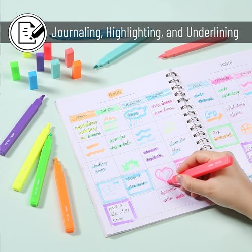 Mr. Pen- Aesthetic Highlighters No Bleed, 8 Pack, Assorted Colors | Chisel Tip, Cute Highlighters Assorted Colors for Journaling, Highlighting, Underlining, Fast Dry, Back to School Supplies - Image 5