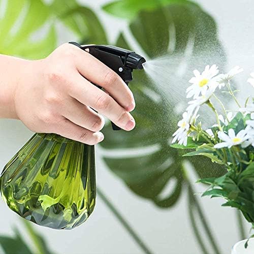 Yrzper Watering Can for Indoor Plants, Plant Mister Spray Bottle with Detachable Nozzle for Plants,Succulents, Garden Flowers Mist Small Modern Translucent Sprayer Bottle for Bonsai Plants (Green) - Image 2