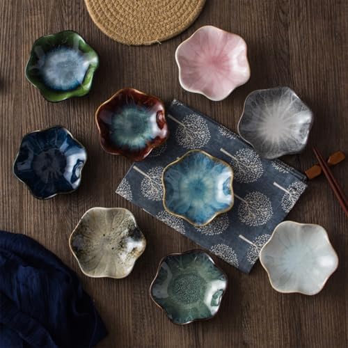 Lotus Leaf Ceramic Jewelry Ring Dish for Women (Pink) - Image 3