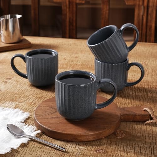 famiware Coffee Mugs Set of 4, Starlight 11 oz Mug Cups Set with Handle - Image 5