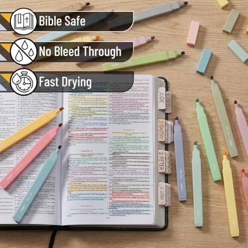 Mr. Pen- Aesthetic Highlighters No Bleed, 20 Pack, Pastel Colors | Chisel Tip, Cute Highlighters Assorted Colors for Journaling, Highlighting, Underlining, Fast Dry, Back to School Supplies - Image 4