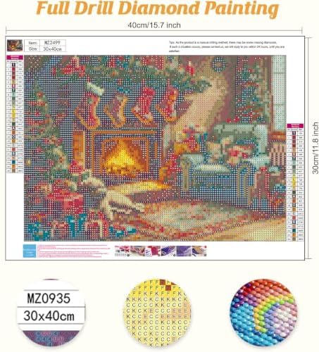 Christmas Diamond Art Kits for Adults, Diamond Art Painting Kits for Adults - Image 3