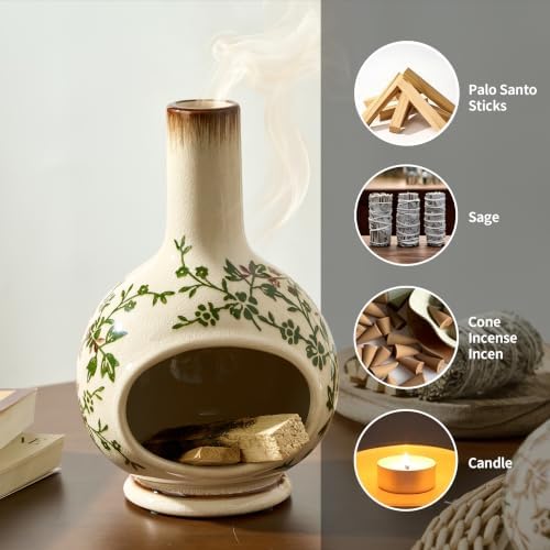 Handmade Ceramic Incense Holder,Palo Santo Holder for Burning,Sage Burner - Image 2