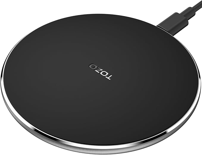 TOZO 2025 W1 New Anti-Slip Wireless Charger 15W Max Fast Wireless Charging Pad Compatible with iPhone 17/16/16 Plus/16 Pro Max /15/14/13/SE Series, Samsung Galaxy S25/S24/S23 Series, Royal Blue