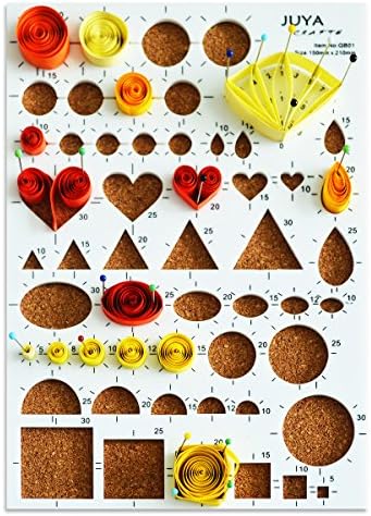 JUYA Paper Quilling Kit 30 Colors 600 Strips 8 Tools, Pink Set, 5mm - Image 3