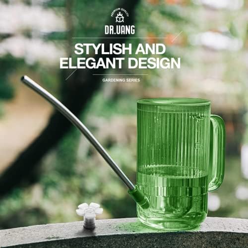 Small Watering Can Indoor Plants with Long Spout (1L, Green) - Image 6