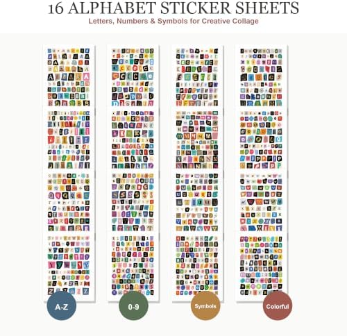 ZAYALI Vintage Scrapbook Stickers with Alphabet Letter Stickers, 38 Sheets Junk Journal Supplies for Scrapbooking, Planner, Bullet Journal, Collage, DIY Crafts - Image 4