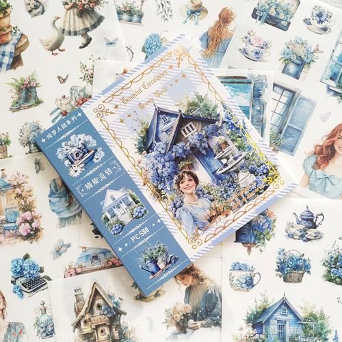 Washi Stickers for Scrapbooking Supplies,Girl Sticker Book for Journaling - Image 2