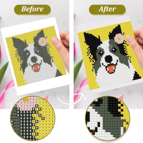 12 Pcs Small Diamond Art Kits Dogs Animals Diamond Art Kits for Adults - Image 6