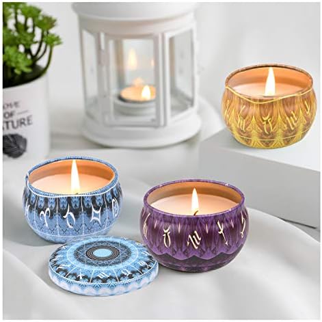 Candle Making Kit, DIY Candle Making Kits for Adults Beginners Include 50 Candle Wicks, 56 Wicks Sticker, 8 Candle Tins,1 Candle Make Pouring Pot, 4 Pack Candle Wax for Making Candles, Colorful - Image 7
