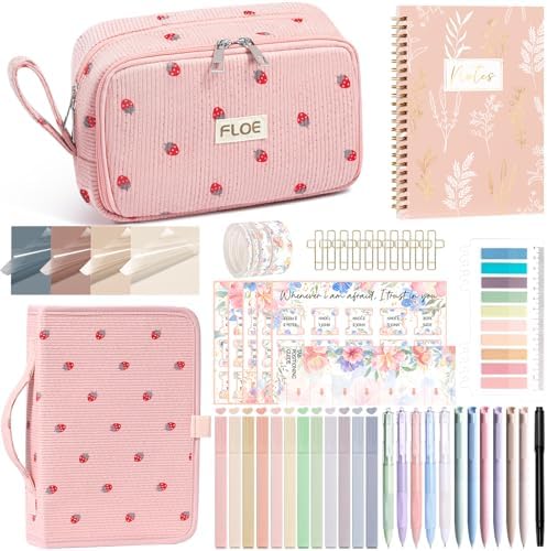 Bible Study Supplies Journaling Annotation Kit w/Bible Cover Case for Women by Unknown