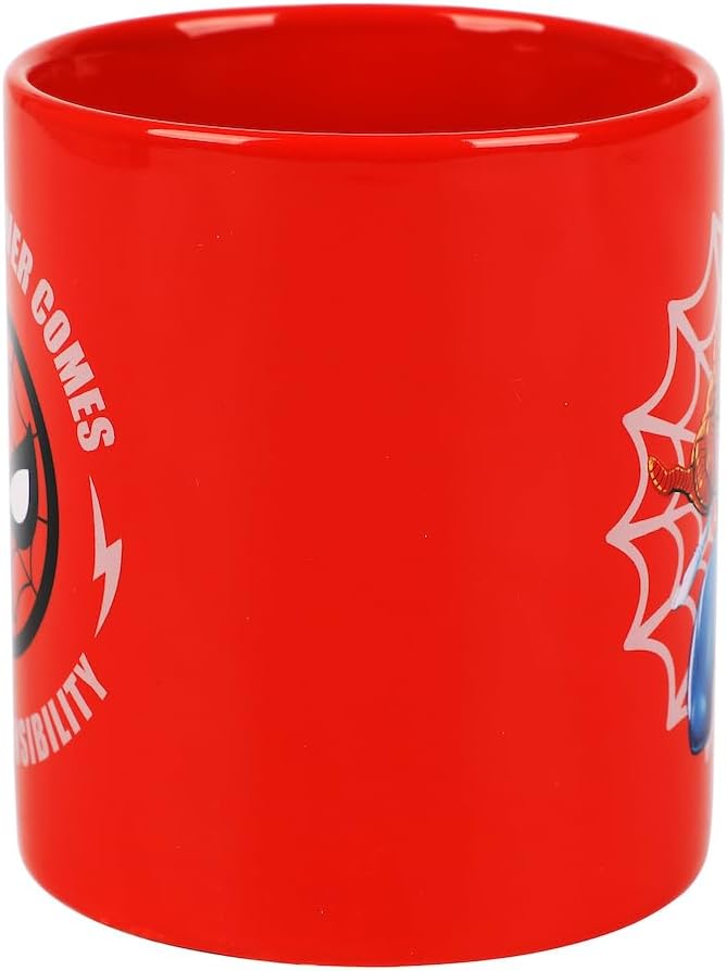 Bioworld Spider-Man With Great Power 16 Oz Ceramic Mug