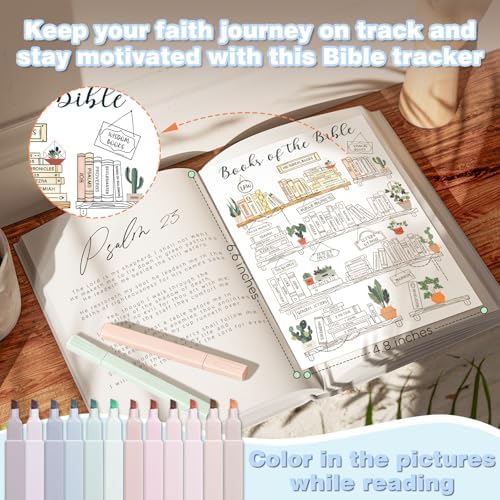 XKDOUS Bible Study Supplies, Bible Journaling Kit with Highlighters，Morandi - Image 5