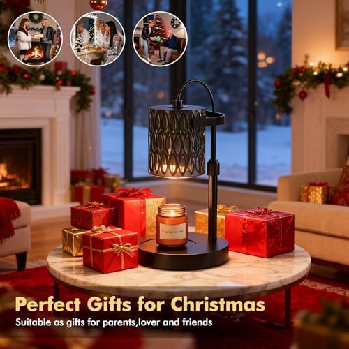 Candle Warmer Lamp, Timer & 4-Level Dimmer, Modern Decor - Image 6