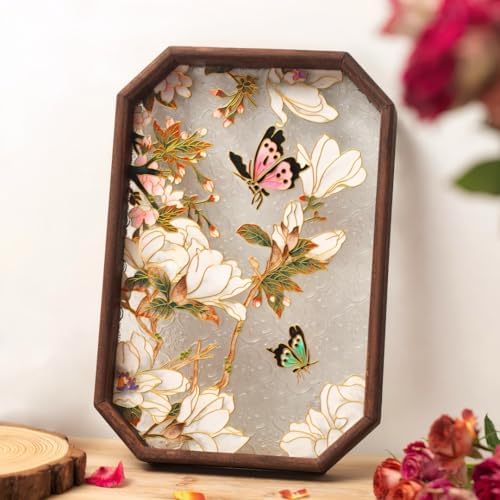 Cloisonne Filigree Enamel Glass Platter Kit - Image 5