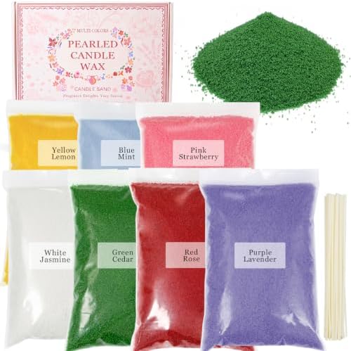 SCENTORINI Pearled Candle with 20 Wicks, 39oz Scented Candle Sand, 7 Scents by SCENTORINI