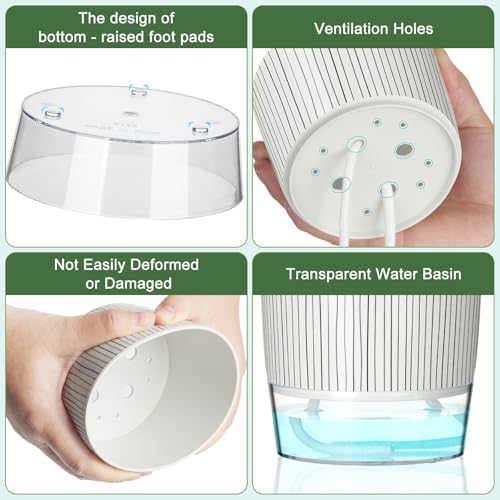 3 Pack Self Watering Pots for Indoor Plants, 5.5 Inch Plant Pots - Image 3