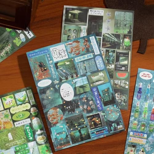 Japanese Stickers Book for Journaling,Retro Japanese Stickers for Planner - Image 5