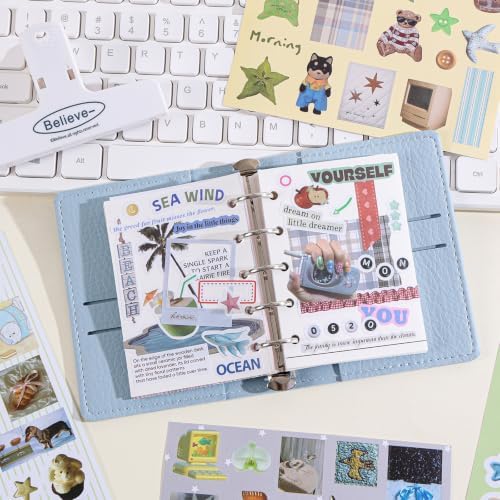 Stickers Book for Scrapbook Supplies,1300+ Cute Journal Stickers for Adult - Image 7