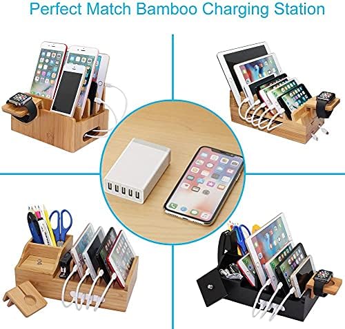 Pezin & Hulin 5 Port USB Wall Charger, 45W, Compatible with Tablet, Phone, Cell Devices - Image 4